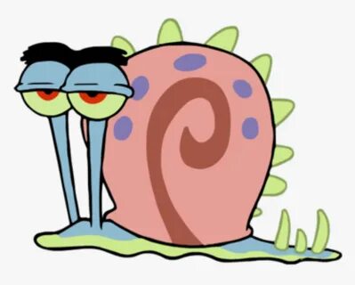 Transparent Gary The Snail Clipart - Gambar Gary Di Spongebo