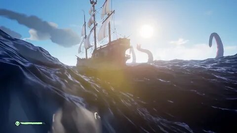 Игроки впервые встретили чудовищного Кракена в Sea of Thieve