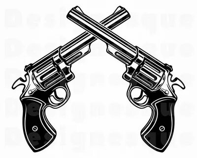 Gun Logo 3 Svg Revolver SVG Gun SVG Pistol SVG Weapon Etsy
