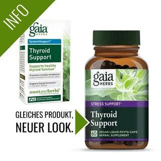 Thyroid Support Schilddrüse Kapseln von Gaia Herbs