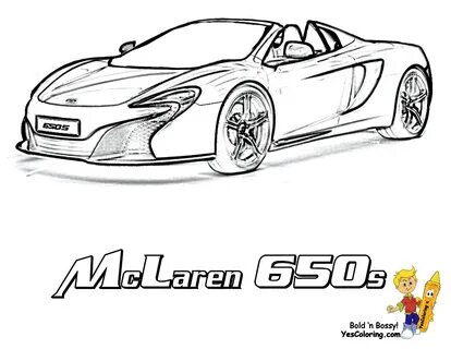 Super Fast Cars Coloring 30 Free Bugatti McLaren