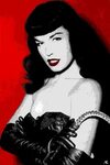 Bettie Page paintings