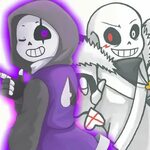 Epic, Cross, Sans, Ink, Dream, Outer, Swap & Fell- AU Luv Ly