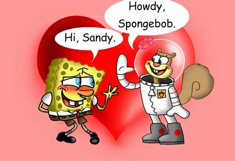 Spongebob meets Sandy Spongebob and Sandy Fan-Artworks Spong