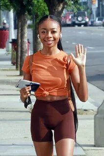 SKAI JACKSON Arriving at a Dance Studio in Los Angeles 09/16