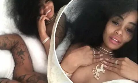 Blac Chyna poses in bed with man 'she cheated with'