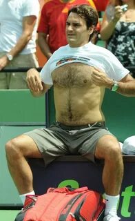 Hairy Celebrities on Twitter: "Roger Federer's hairy chest, 