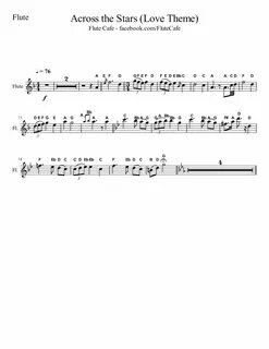 star wars theme song flute notes - Besko