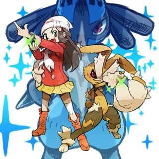 Dawn with Mega Lopunny and Lucario Pokémon Know Your Meme