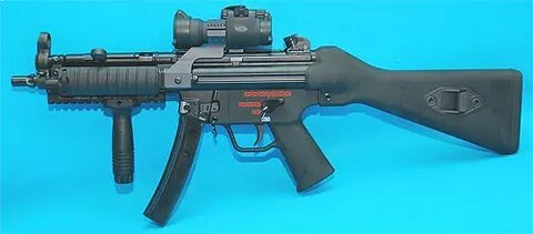 G&P Systema PTW MP5 RAS w/ Red Dot Sight Mount Airsoft Tiger