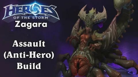 Heroes of the Storm: Zagara Hero Assault Build (gameplay) - 