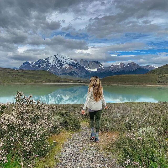 glimpse of Patagonia before I even get to the national park and I’m in LOVE...