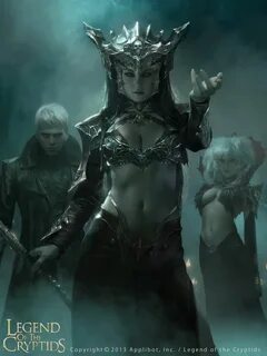 Vampire Queen Fantasy Art for LEGEND OF THE CRYPTIDS - GeekT