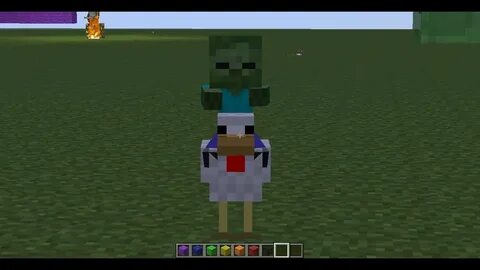 Minecraft Meet The Baby Zombie Riding Chicken - YouTube