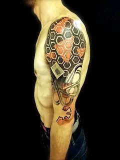 Honeycomb Tattoos Designs, Ideas and Meaning - Tattoos For Y