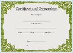 Ownership Certificate Template (7) - TEMPLATES EXAMPLE TEMPL