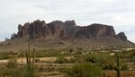 The Lost Dutchman Mine, located in the Superstition Mountain
