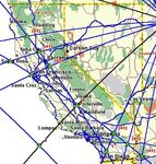 Magnetic Ley Lines in America California ley lines_on vortic