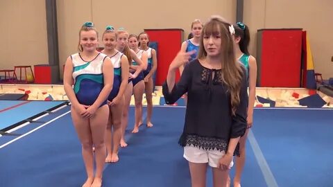 SevenSuperGirls Try Gymnastics - YouTube