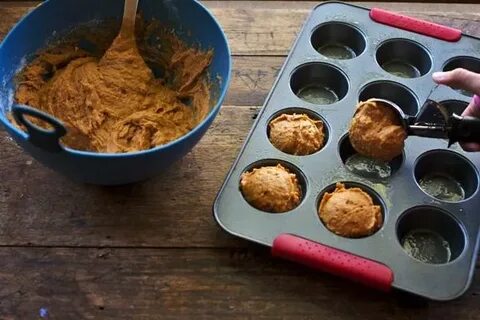 Healthy Maple Glazed Pumpkin Muffins Recipe - Pinch of Yum