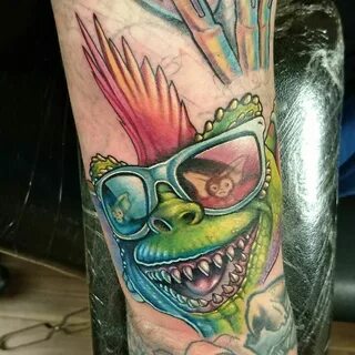 Gremlin tattoo by @paulvanderjohnson at Triplesix Studios in