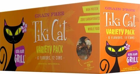 Tiki Cat King Kamehameha Grill Variety Pack - 12/2.8oz Cans 