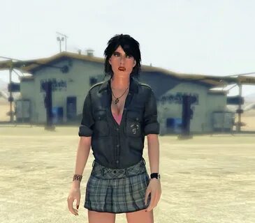 GTA5 PC 版)"ア シ ュ リ-"を 可 愛 く 若 返 ら せ る キ ャ ラ ス キ ン Mod 登 場.(動