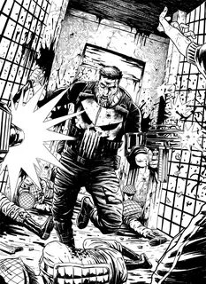 ArtStation - The Punisher drawing proccess