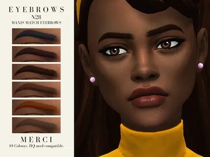 The Sims Resource - Merci Eyebrows N28