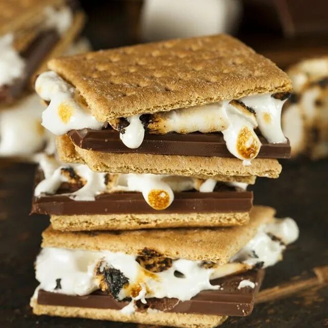 Grab a s'mores kit from our curbside pickup which includes graham crac...