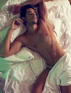 Sexy guy in bed