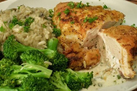 Friday Recipe Exchange: Goat Cheese Stuffed Chicken with Mus