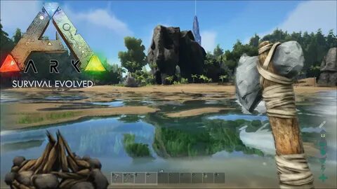 ARK: Survival Evolved XBOX ONE GAMEPLAY - Building A Base! -