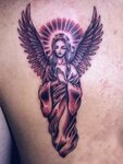 Женские татуировки ангел (79 фото)