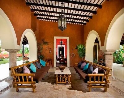 Hacienda Dzibikak Casa estilo mexicano, Pinturas de casas ex