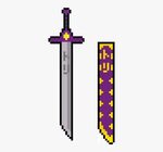 Katana Sword Pixel Art, HD Png Download - kindpng