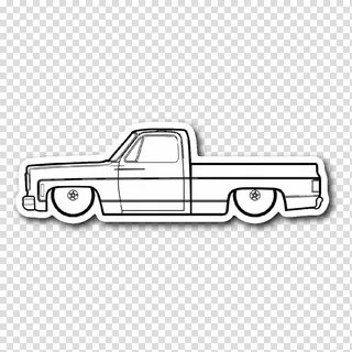 Classic Car, Chevrolet, Drawing, Chevrolet Ck, Line Art, Tru