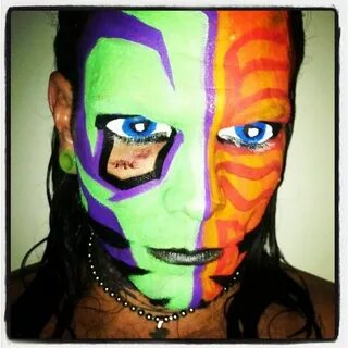 TNA Impact Zone - 20 Dec 2012 Jeff hardy face paint, The har