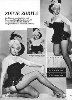 SO BURLESQUE: Burlesquers from the Past: ZORITA!