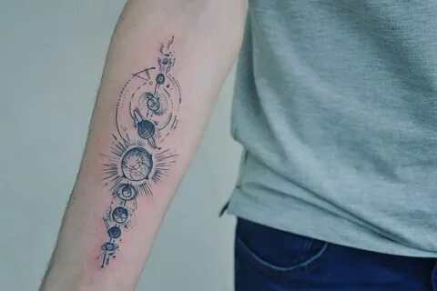 Solar System Tattoo - Tattoo Design Image