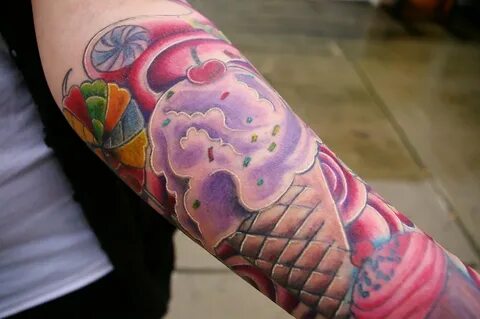 Laurren's tattoo It's finished! And that ice cream looks a. 