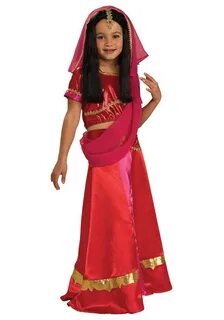 Girls Bollywood Princess Costume - Halloween Costumes