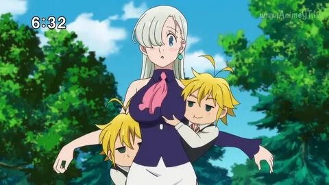 Elizabeth se le insinúa a Meliodas XD - YouTube