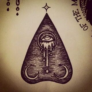 Planchette tattoo... #ouija #tattoo Ouija tattoo, Tattoos, A