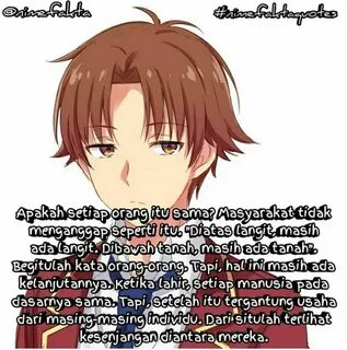 Quotes Anime Classroom Of The Elite Indonesia - Quotes Blog