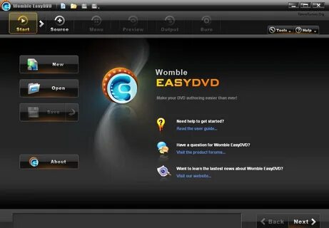 Womble EasyDVD Full 1.0.1.29 Full Program İndir Full Program