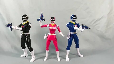 Power Rangers Legacy Collection Wave 3 In Space Blue, Black 