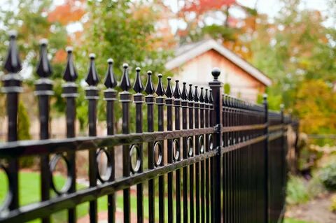 All About Metal Fences Iron fence, Fence landscaping, Wrough