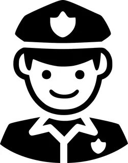 Download Police Icons Guard Computer Officer Security Clipar