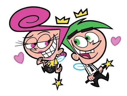 The Fairly OddParents Wanda and Cosmo In Love transparent PN